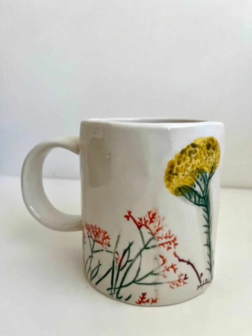 Anthropologie Dagny Monogram Mug Hand-painted | Letter 